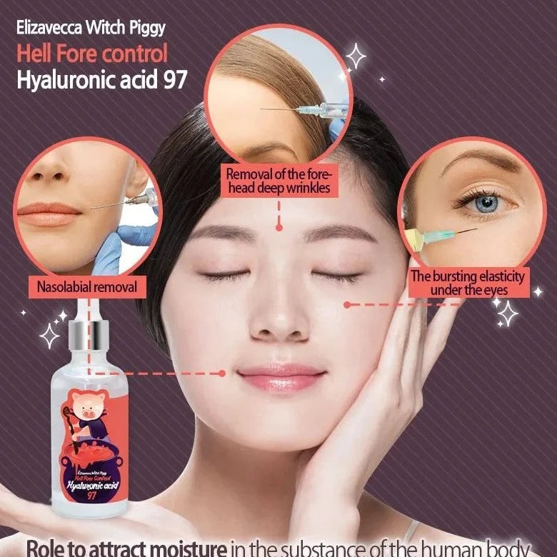 ELIZAVECCA | Hell Pore Control Hyaluronic Acid 97%