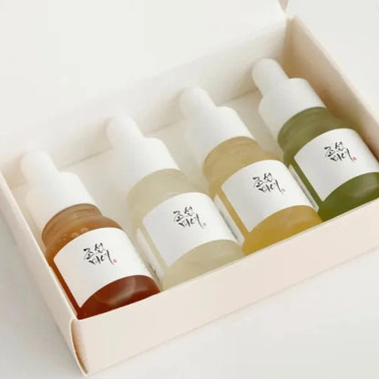 los 4 serums mas vendidos de la marca beauty of joseon