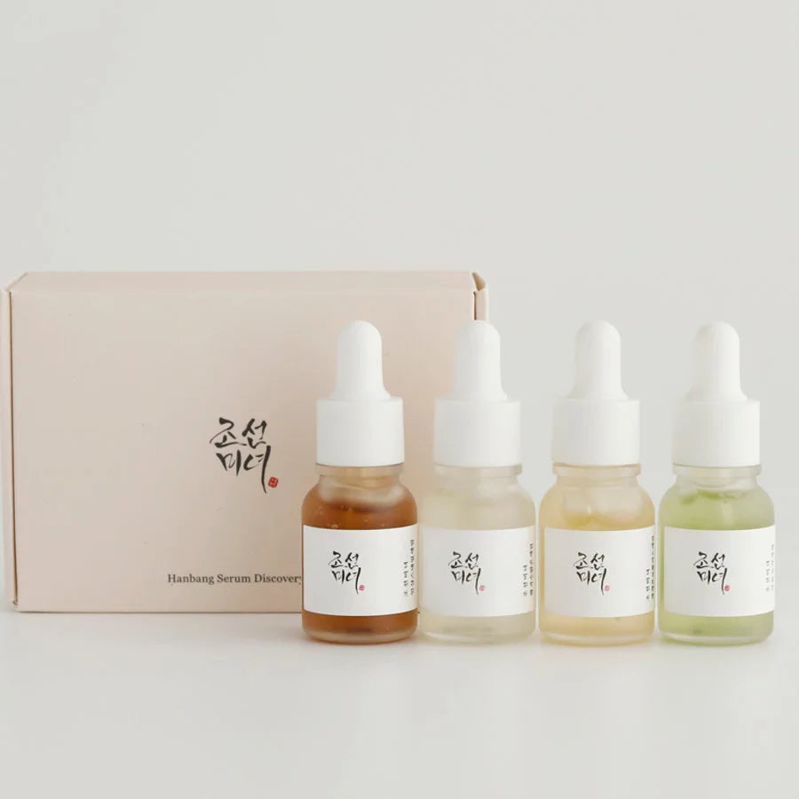 los 4 serums mas vendidos de la marca beauty of joseon