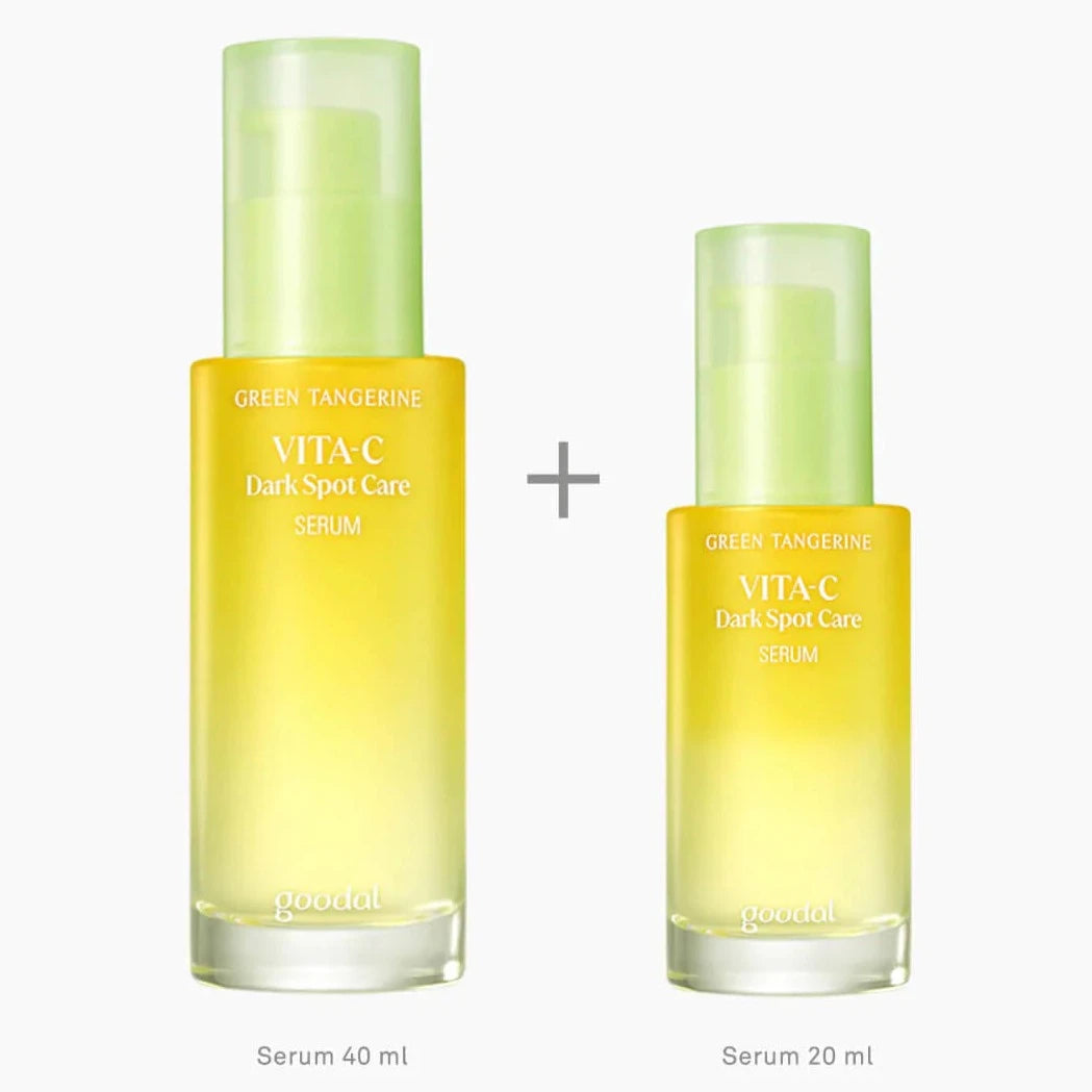 GOODAL - Green Tangerine Vita C Dark Spot Care Serum 40ml+20ml Set